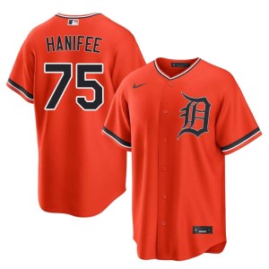 Men D Tiges #75 Embroidery Orange Brenan Hanifee Jersey 721021-889