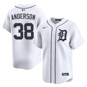 Mens Drew Anderson White Detroit Bengals #38 New Jersey 772070-310