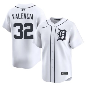Men The D White 2026-27 #32 Eduardo Valencia Jersey 291785-751