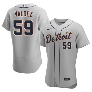 Mens #59 Framber Valdez 2026 Gray D Bengals Jersey 347099-565
