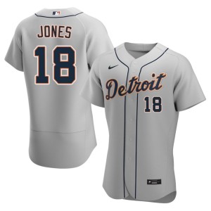 Men's #18 The Bengals Gray Popular Jahmai Jones Jerseys 920432-147