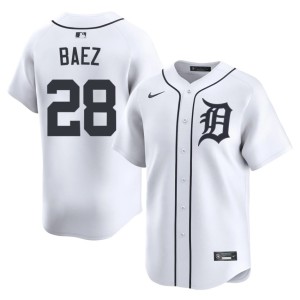 Mens D Bengals #28 White Replica Javier Baez Jerseys 689679-447