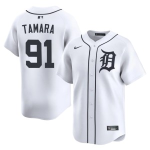 Men White #91 Martin Tamara Tigers New Jerseys 169932-147