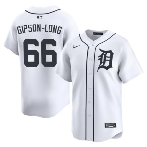 Mens White #66 Sawyer Gipson-Long 2026-27 Gritty Tigs Jersey 809458-198