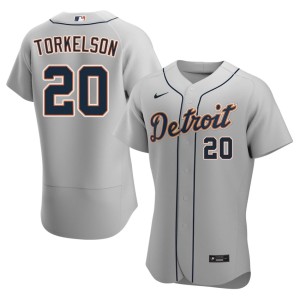 Men #20 Spencer Torkelson Detroits MLB Gray Jersey 824692-112