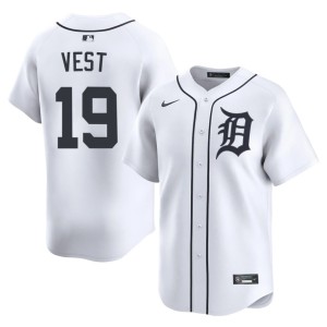 Mens Will Vest White Detroit Tiges #19 2026 Jerseys 828988-769