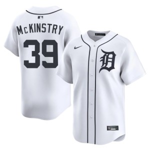 Mens White #39 Tigers Zach McKinstry MLB Jerseys 796118-854