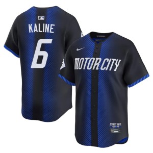 Mens Blue Game City Connect Al Kaline #6 Detroit Tigs Jersey 631285-754