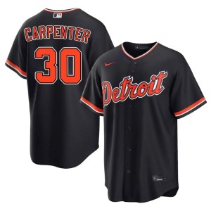 Men's #30 Navy Popular Kerry Carpenter The Tigs Jersey 336679-598