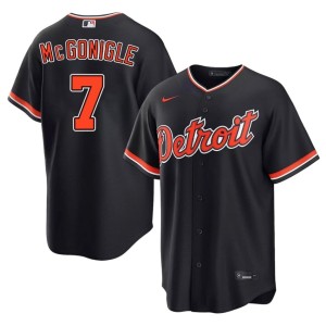 Mens #7 Player Kevin McGonigle D Bengals Navy Jerseys 592508-974