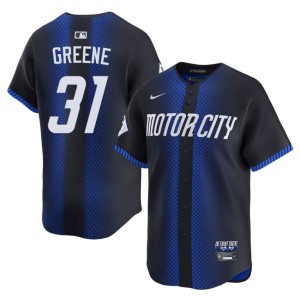 Mens Blue The Bengals City Connect #31 Player Riley Greene Jersey 604400-217