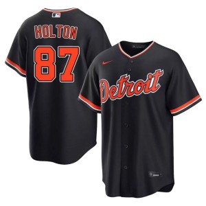 Men The Bengals #87 Player Tyler Holton Navy Jerseys 120740-261