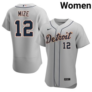 Women Casey Mize Gray Replica #12 D Tiges Jersey 122447-680