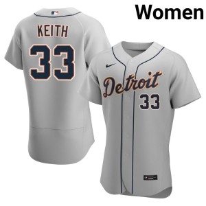 Women Colt Keith #33 D Bengals 2026-27 Gray Jersey 156733-702