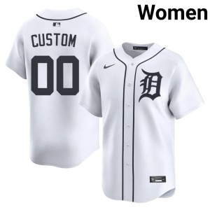 Women White Custom #00 The Tiges Popular Jersey 109536-147