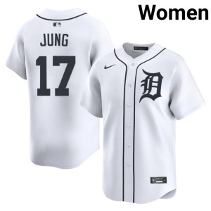 Women's Jace Jung Gritty Tigs #17 White Popular Jerseys 618171-708