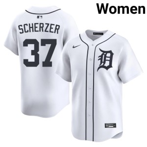 Womens White Max Scherzer The D #37 Limited Jersey 586572-833