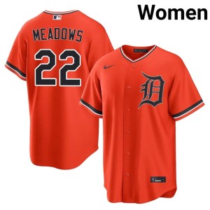 Women's Orange Limited Parker Meadows #22 The D Jerseys 675819-312