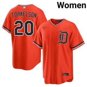 Women's #20 Orange DET Spencer Torkelson MLB Jersey 670981-520