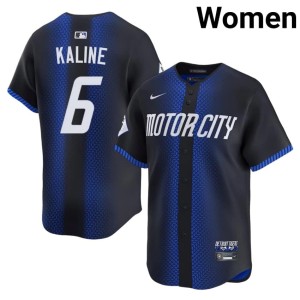 Womens Stitched City Connect Al Kaline #6 DET Blue Jersey 438936-149