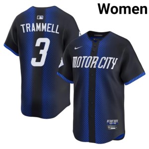 Womens Alan Trammell #3 D Bengals Blue City Connect 2026 Jersey 314296-401