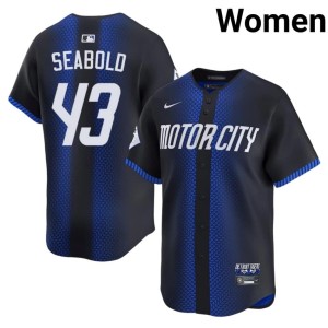 Womens Blue Connor Seabold #43 The Bengals City Connect Official Jersey 728639-490