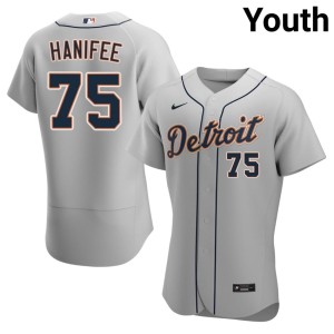 Youth Player #75 Brenan Hanifee Gray D Bengals Jersey 212317-153