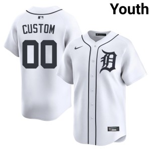 Youth White #00 The Motor City Kitties Player Custom Jersey 643056-109
