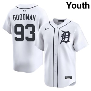 Youth Jack Goodman #93 White Embroidery D Bengals Jerseys 948068-164