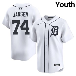Youth 2026-27 Detroits #74 White Kenley Jansen Jersey 691809-163