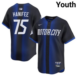 Youth City Connect #75 Blue Game Brenan Hanifee Tigers Jersey 325637-917