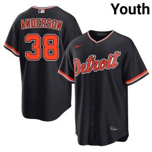 Youth D Tiges #38 Navy 2026-27 Drew Anderson Jerseys 893750-385
