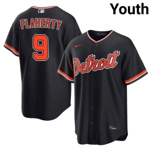 Youth Detroit Bengals Jack Flaherty Navy #9 MLB Jerseys 662605-533
