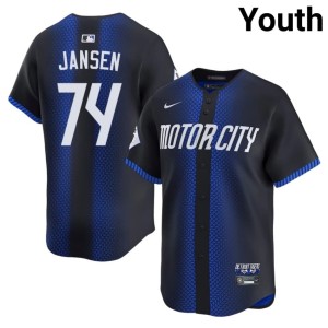 Youth City Connect Blue The Motor City Kitties Kenley Jansen #74 New Jersey 372464-966